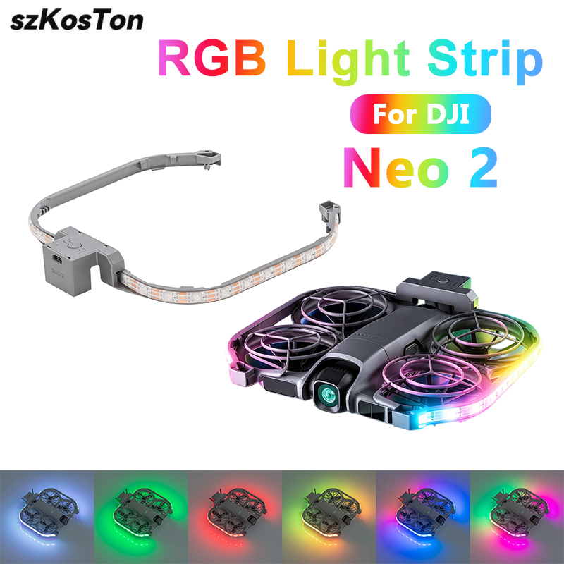Drone Strobe Light - DJI Neo 2용 라이트 스트립 다채로운