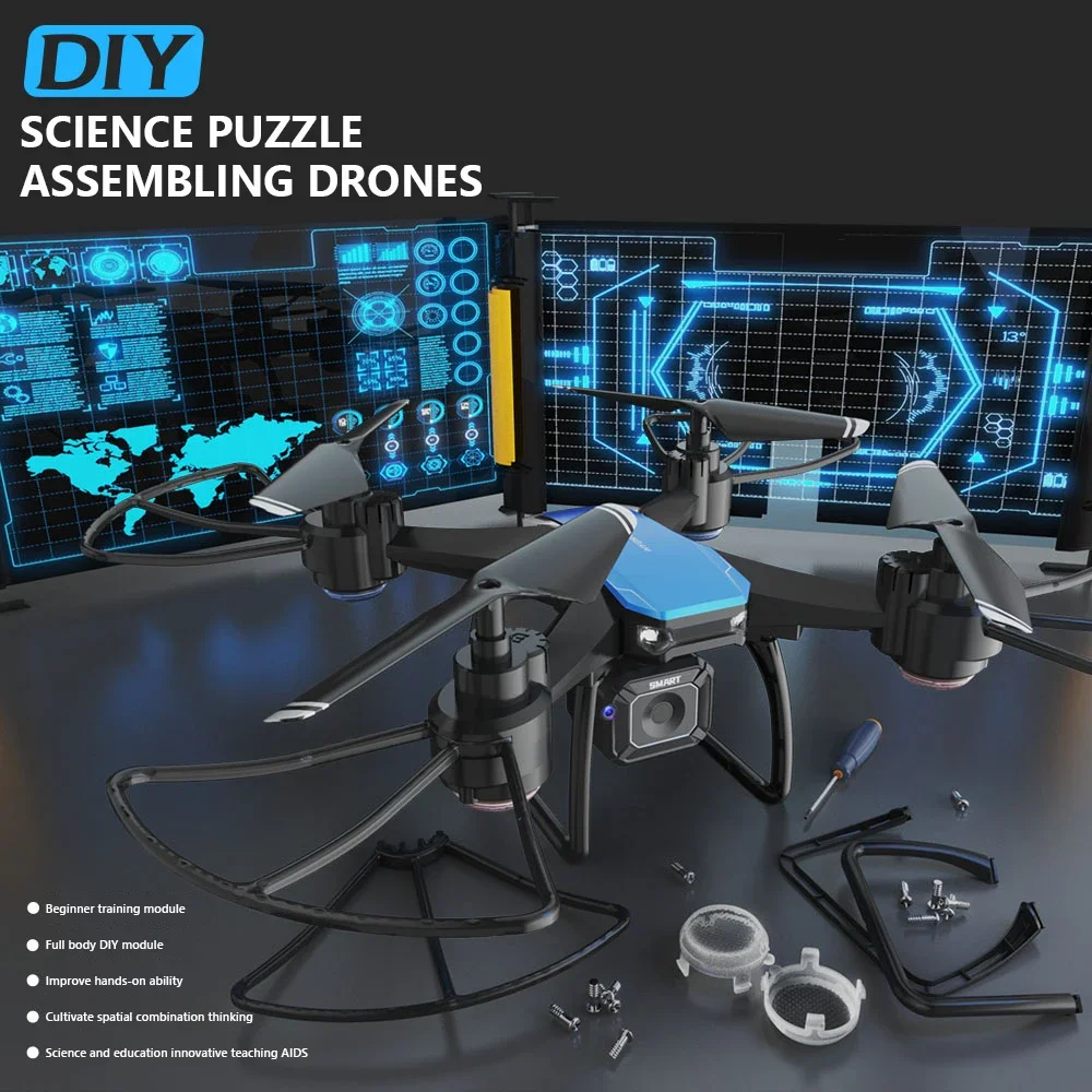 JJRC H108 DIY 교육용 조립 미니 드론 인터랙 - Drone Controller Screen 리뷰 및 가격